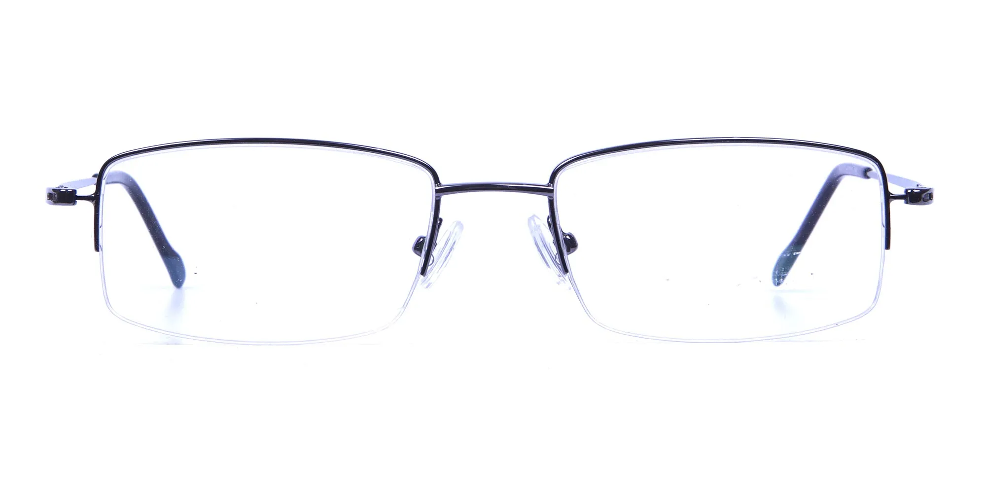 Gunmetal Light Half-Rim Frame - 2