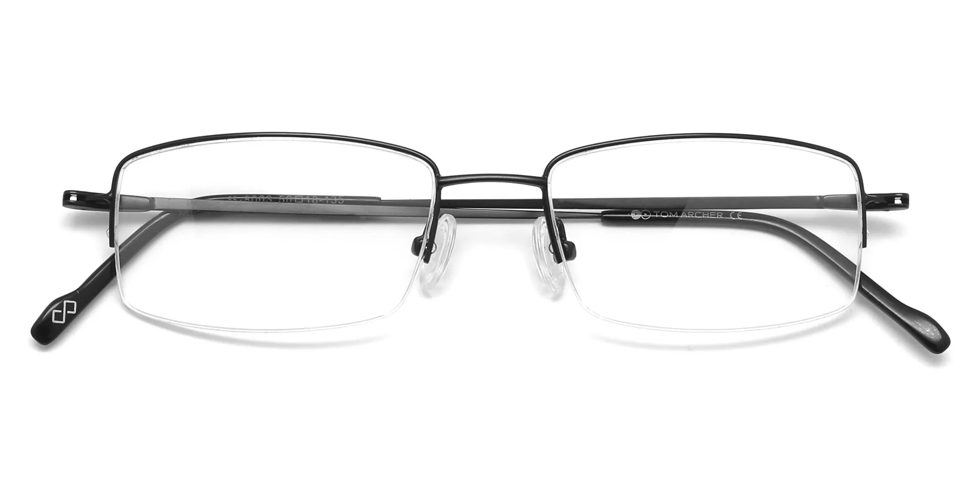 black frame reading glasses-2