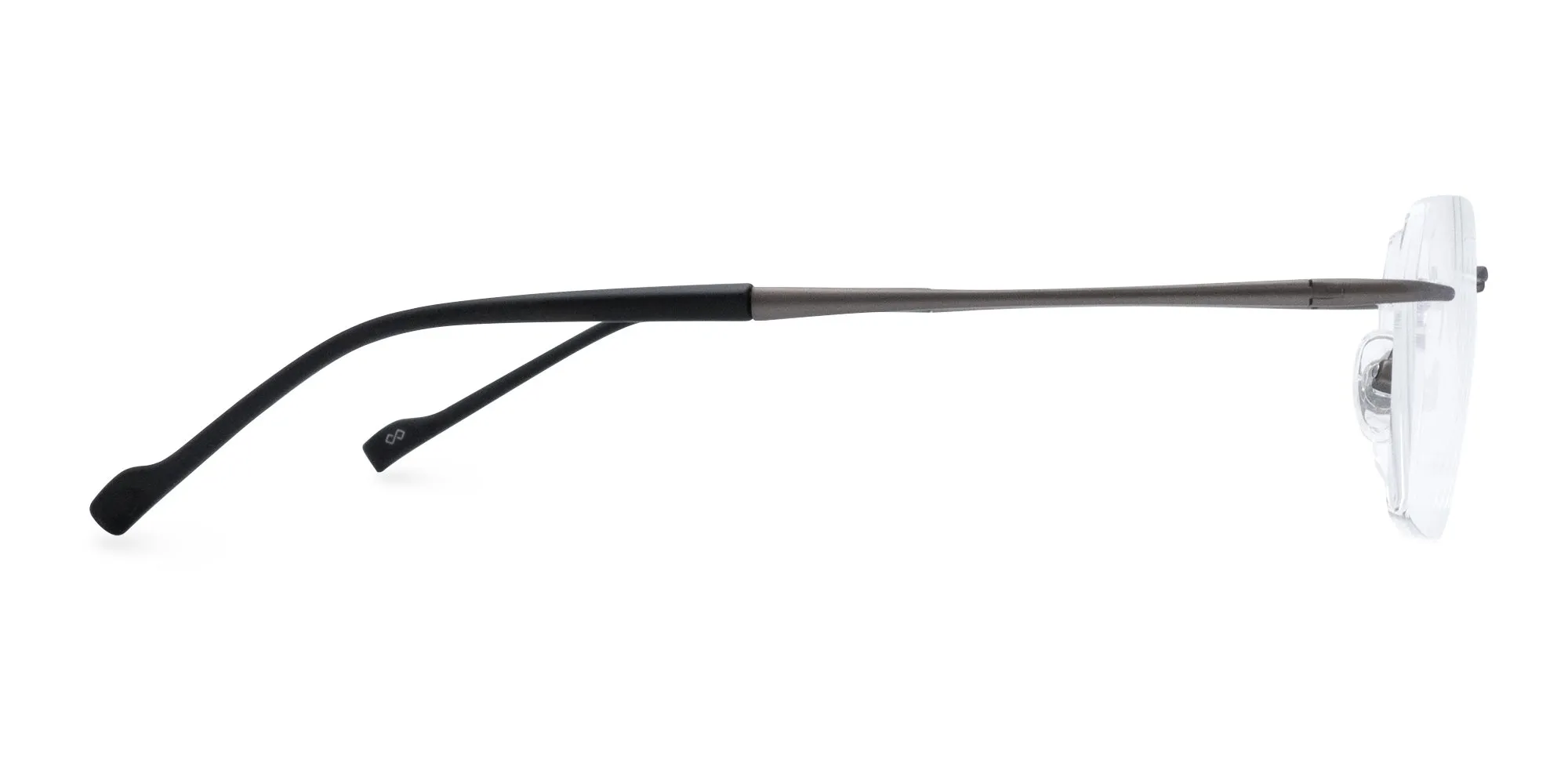 Gunmetal Lightweight Glasses Frame-2