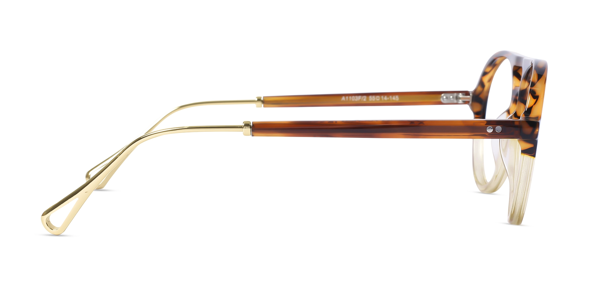 Honey Brown & Crystal Brown Pilot Glasses -4