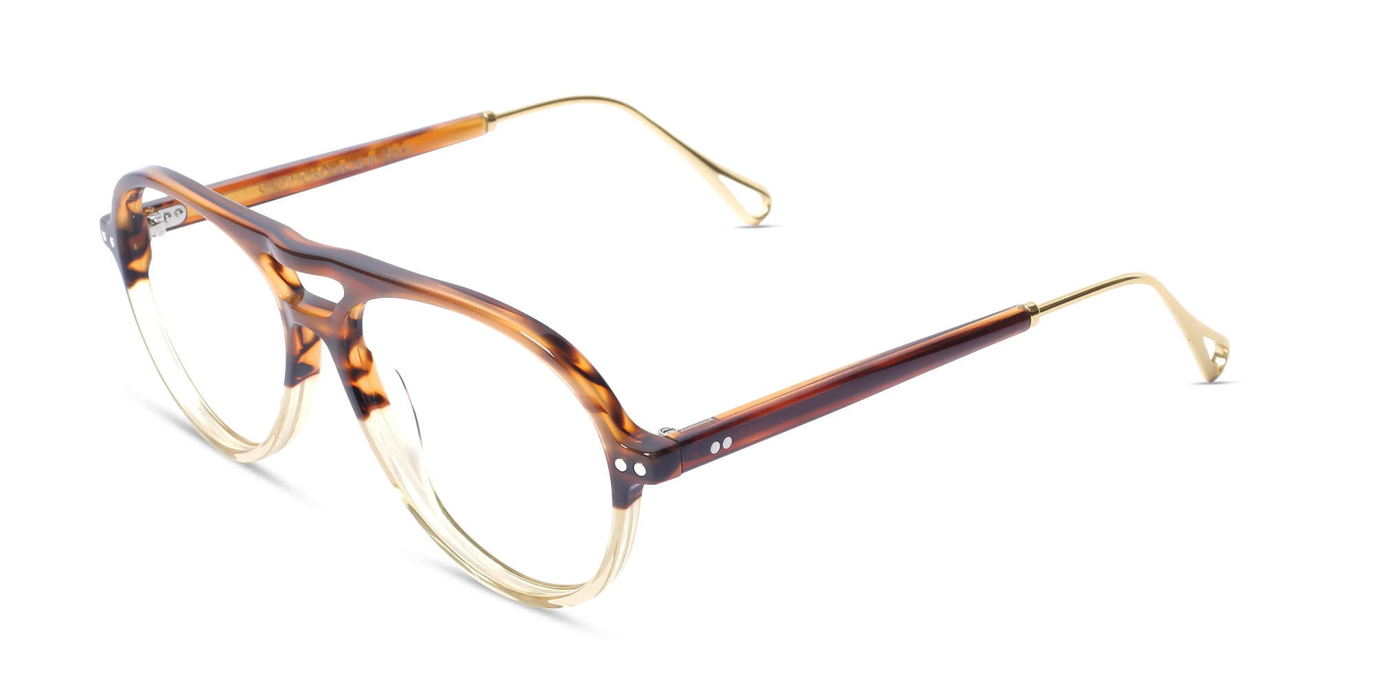 Honey Brown & Crystal Brown Pilot Glasses -3