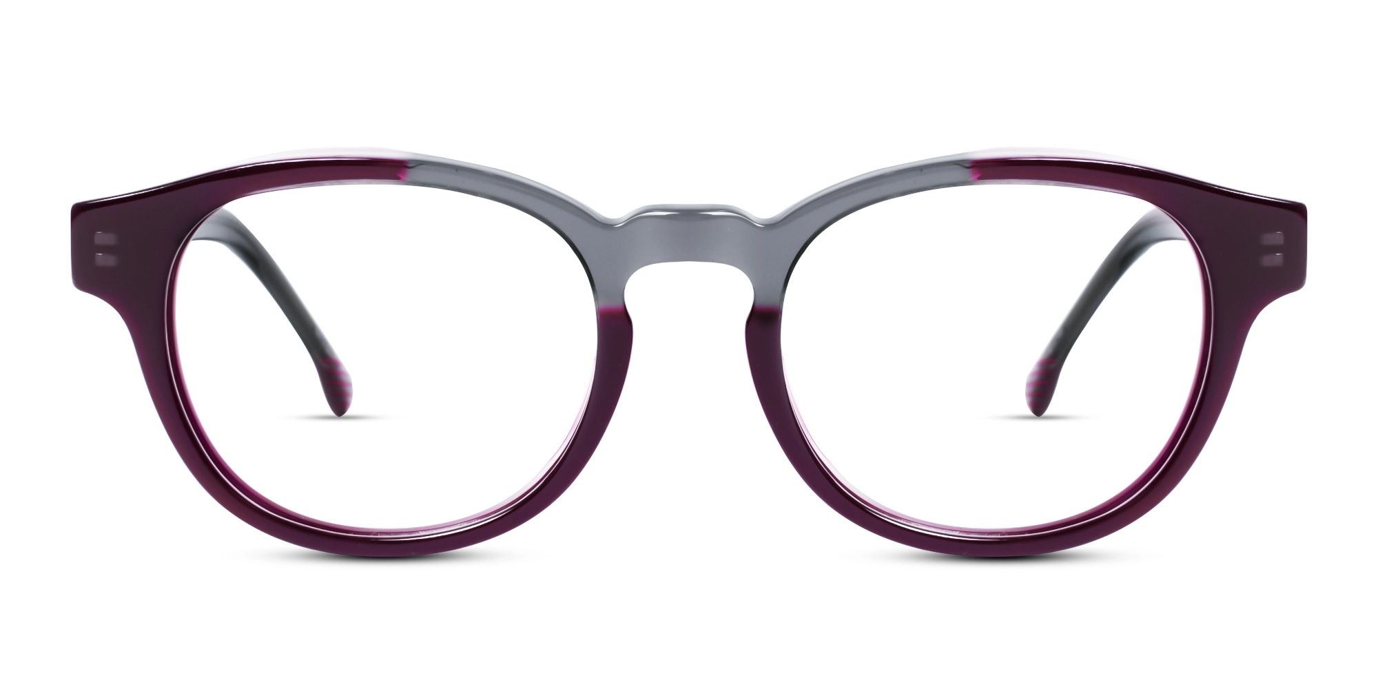 Crystal Grey & Red keyhole eyeglasses 1 Crystal Grey & Red keyhole eyeglasses 1