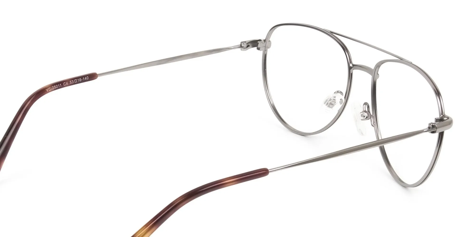 Brown Gunmetal Pilot Glasses - 2
