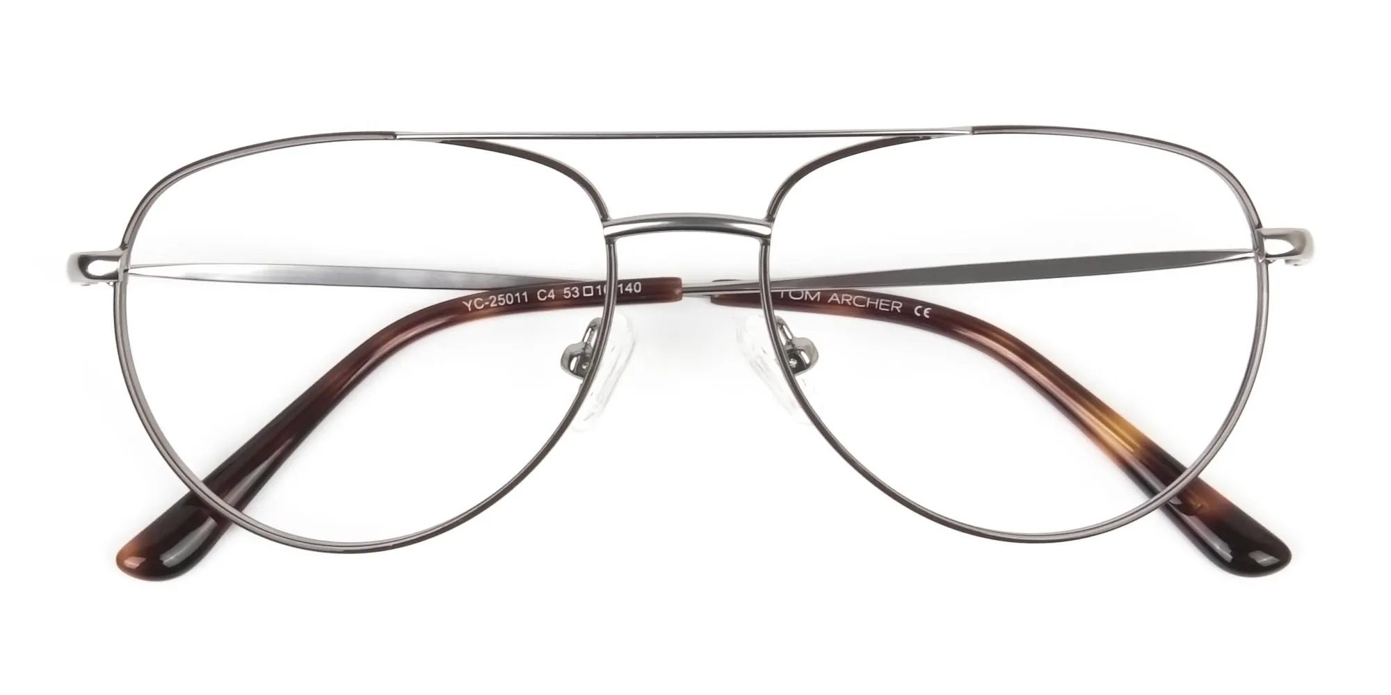 Brown Gunmetal Pilot Glasses - 2