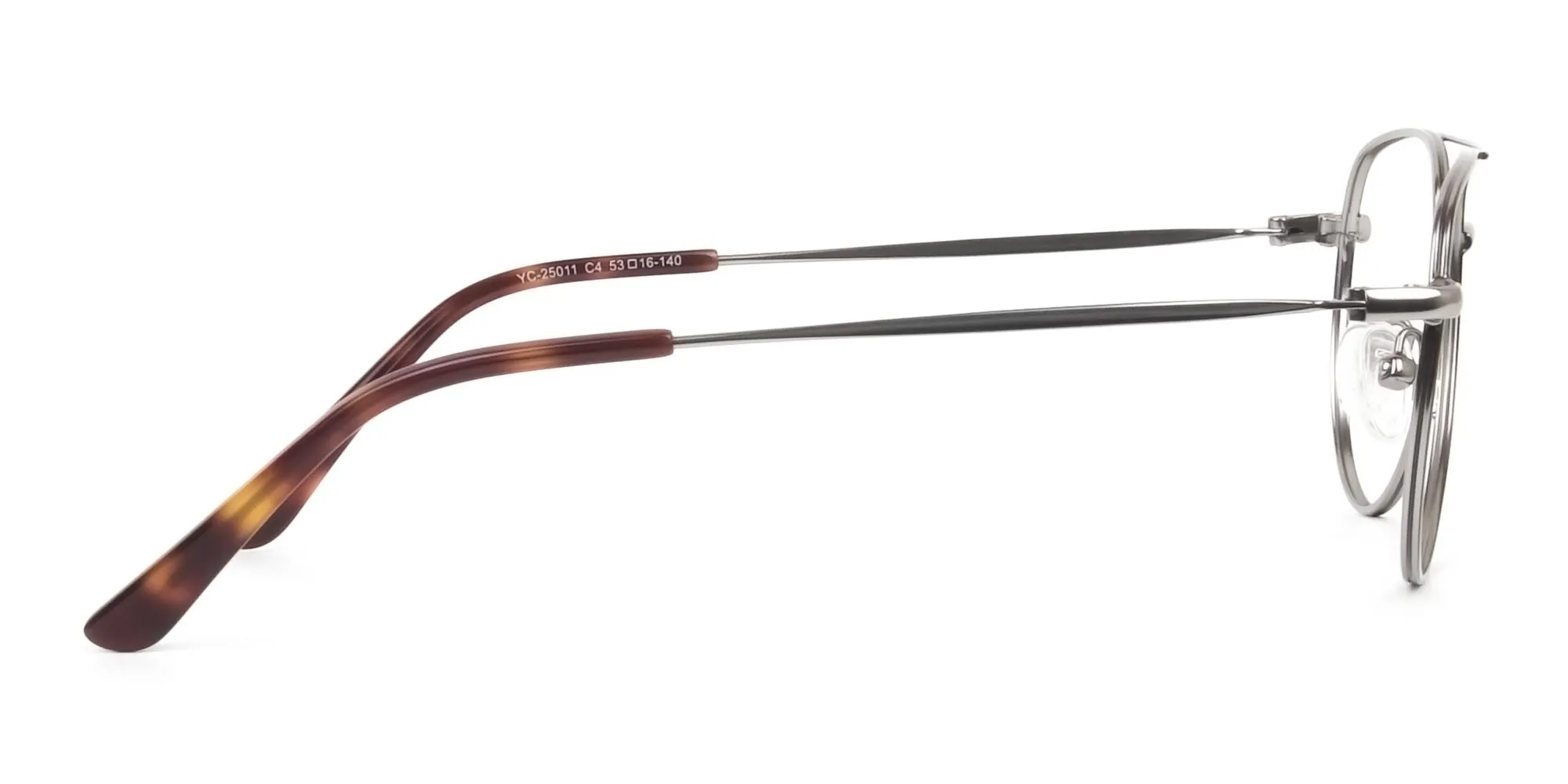 Brown Gunmetal Pilot Glasses - 2