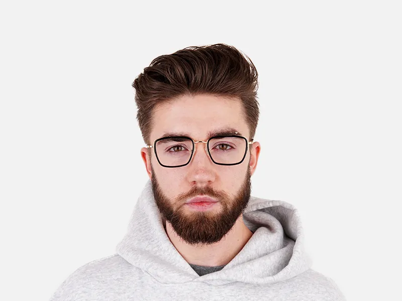 Spider Man Glasses in Black & Gold - 2