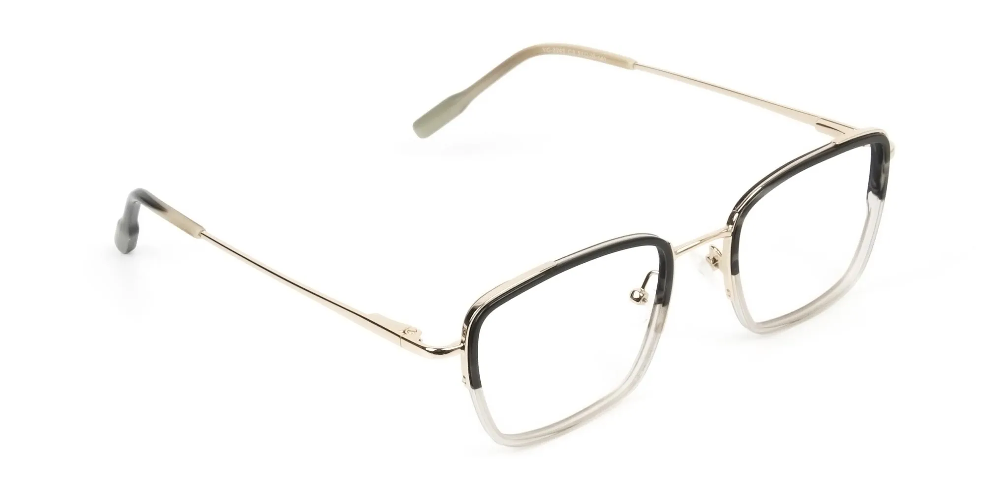 Spider Man Tony Stark Glasses Marble Grey & Nude Translucent - 2