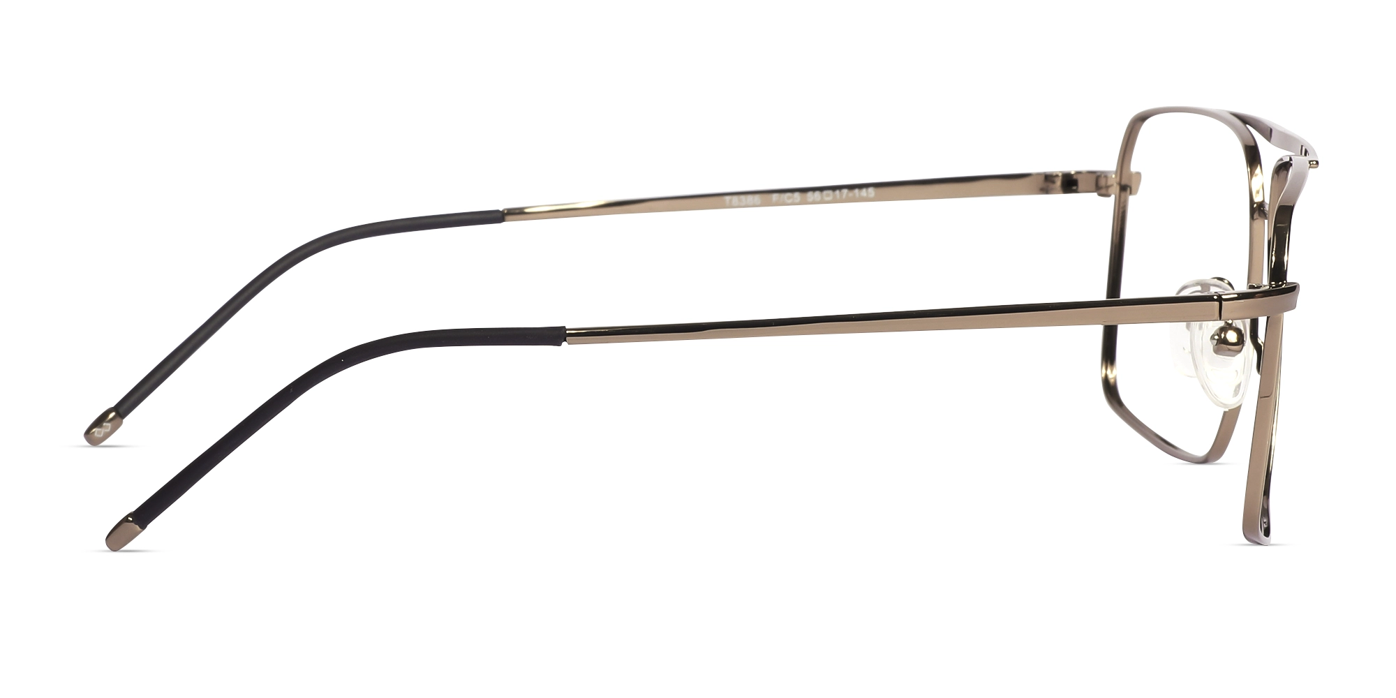 Bronze Gold Square Glasses