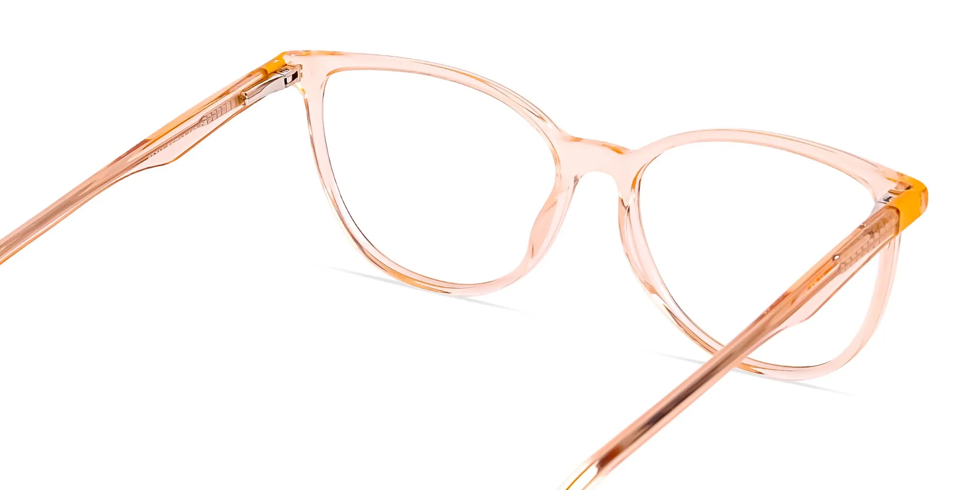 Orange-Colour-Crystal-Clear-or-Transparent-Cat-eye-Glasses-Frames-2