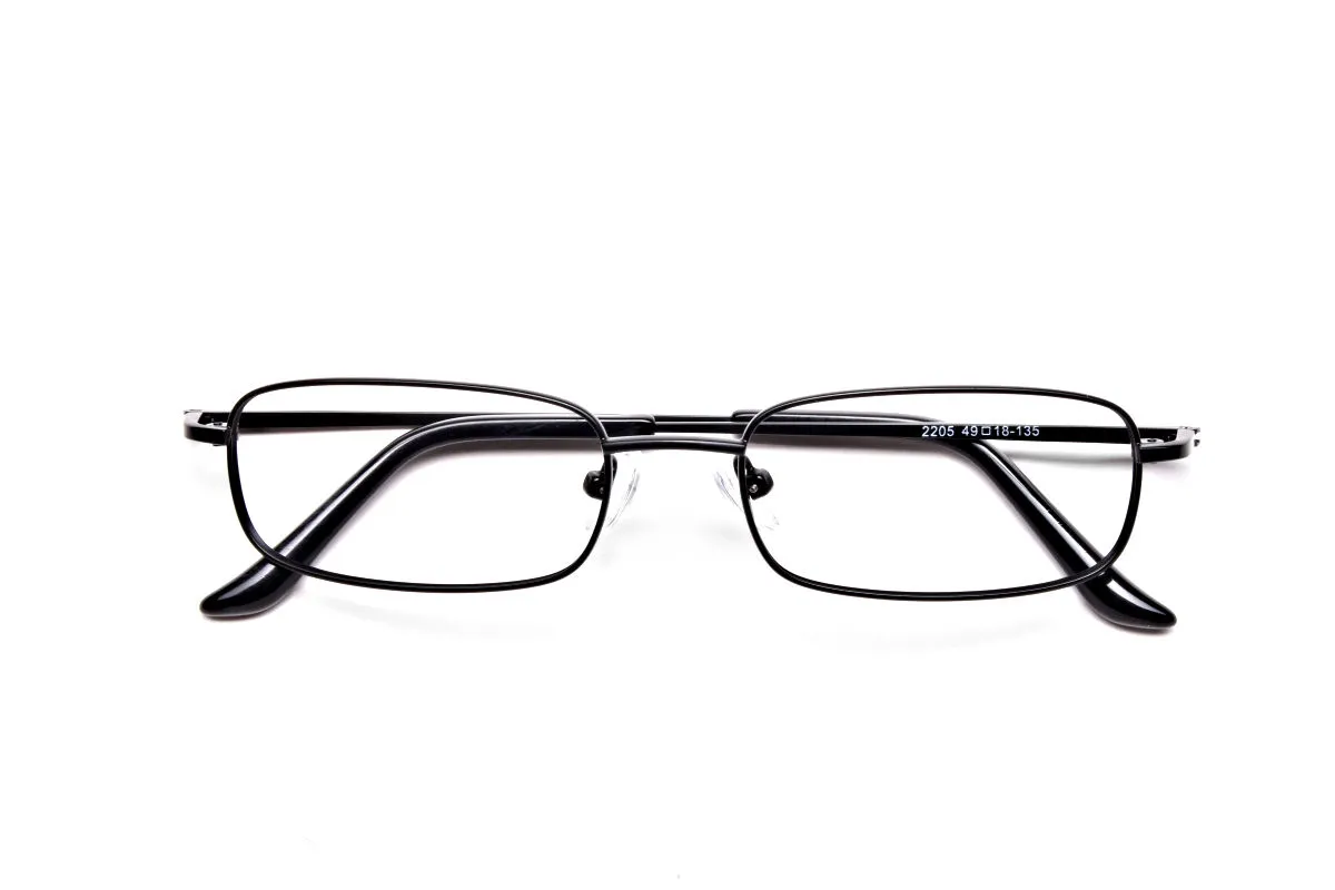 Rectangular Eyeglasses in Brown, Eyeglasses - 2