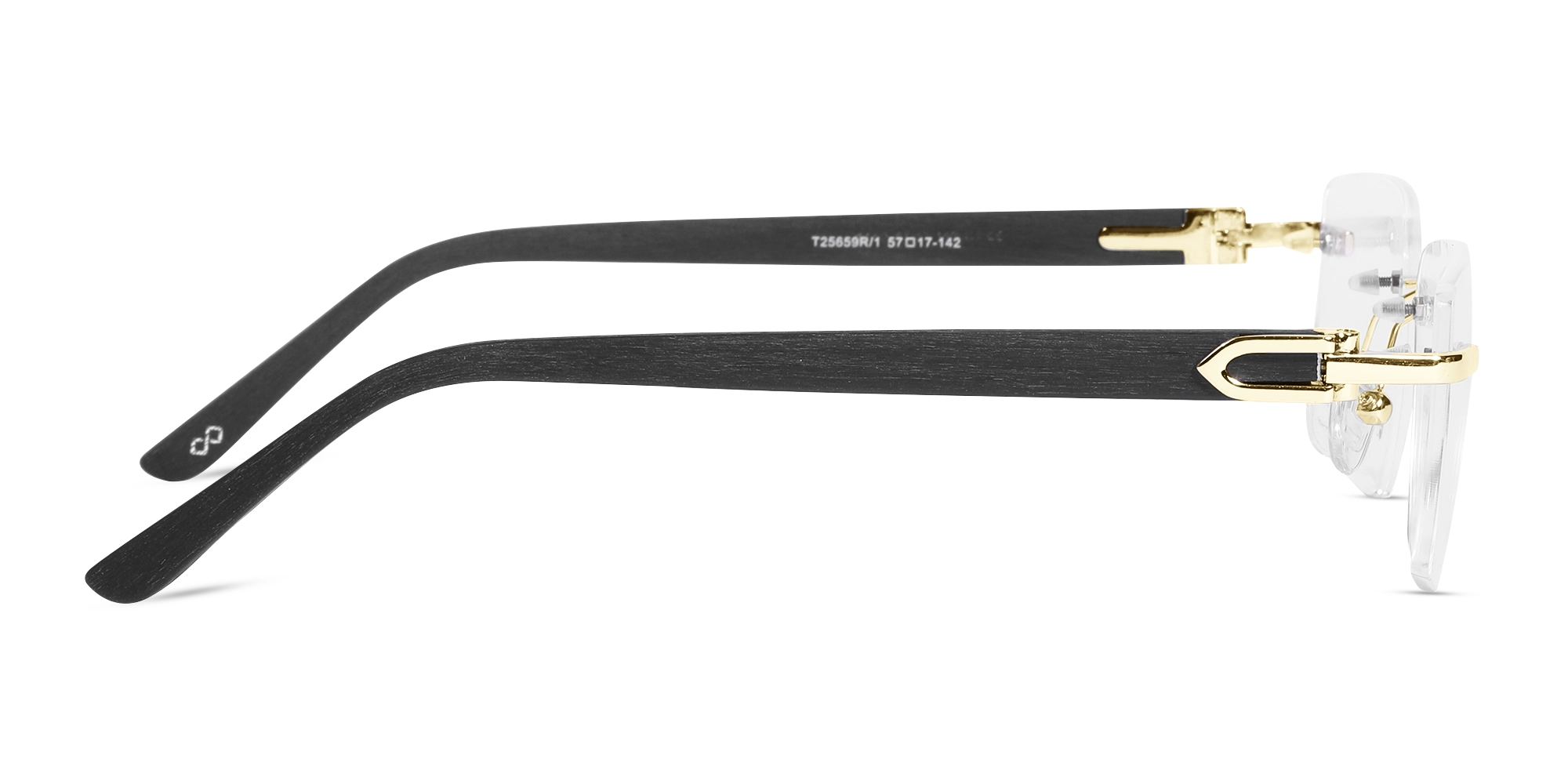 Gold Rectangular Glasses 4