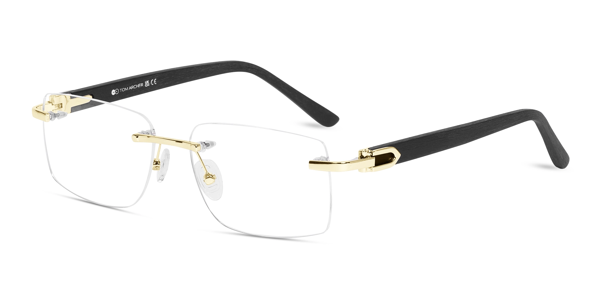 Gold Rectangular Glasses 3 Gold Rectangular Glasses 3