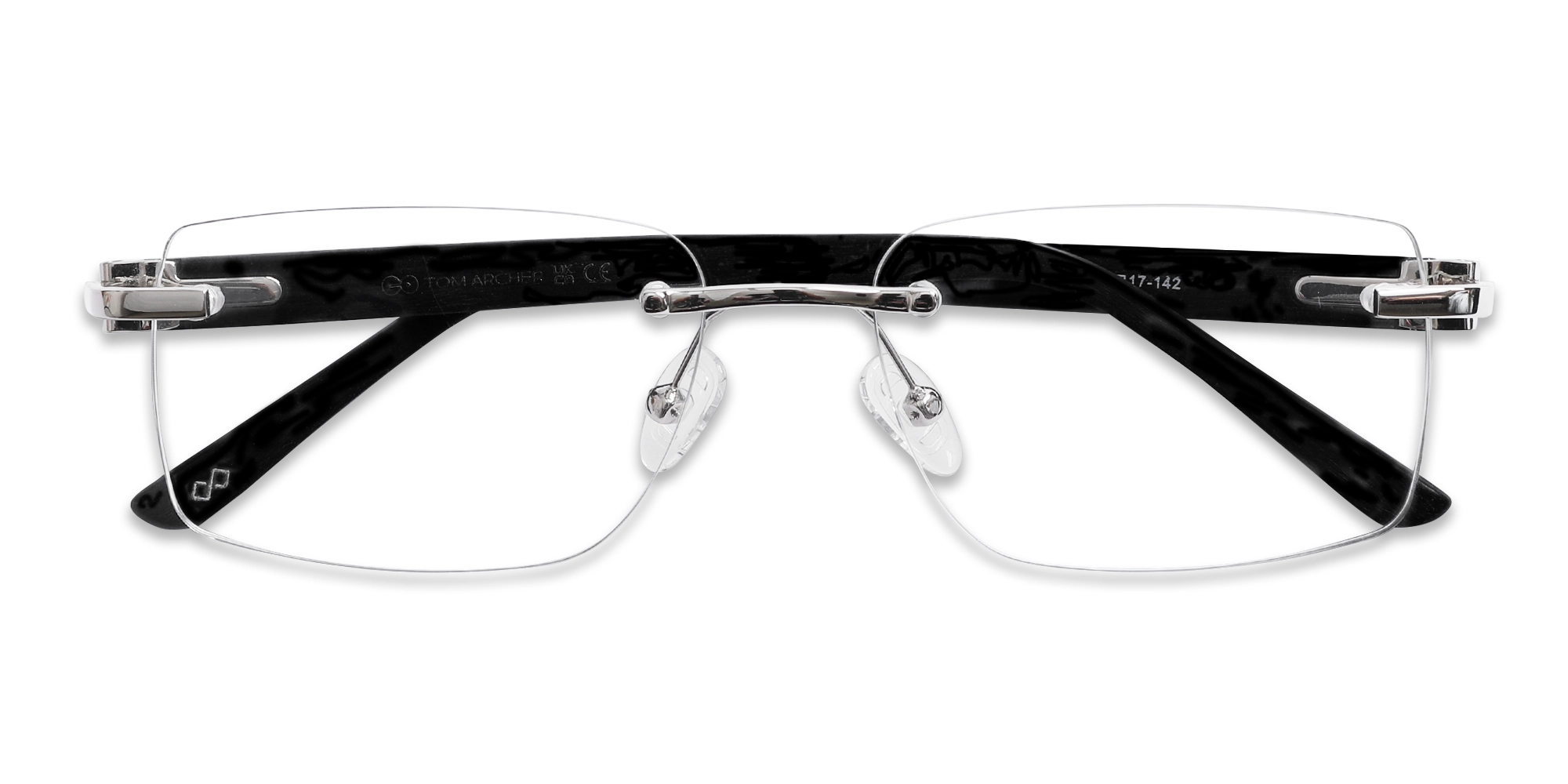 Silver Rimless Glasses 6