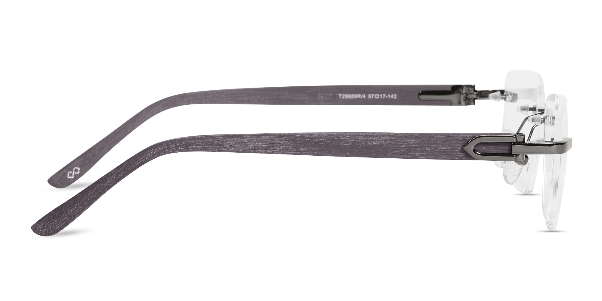 Rimless Rectangle Eyeglasses 4