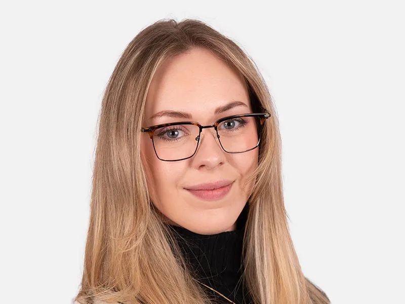 Designer Rectangle Eyeglasses-2