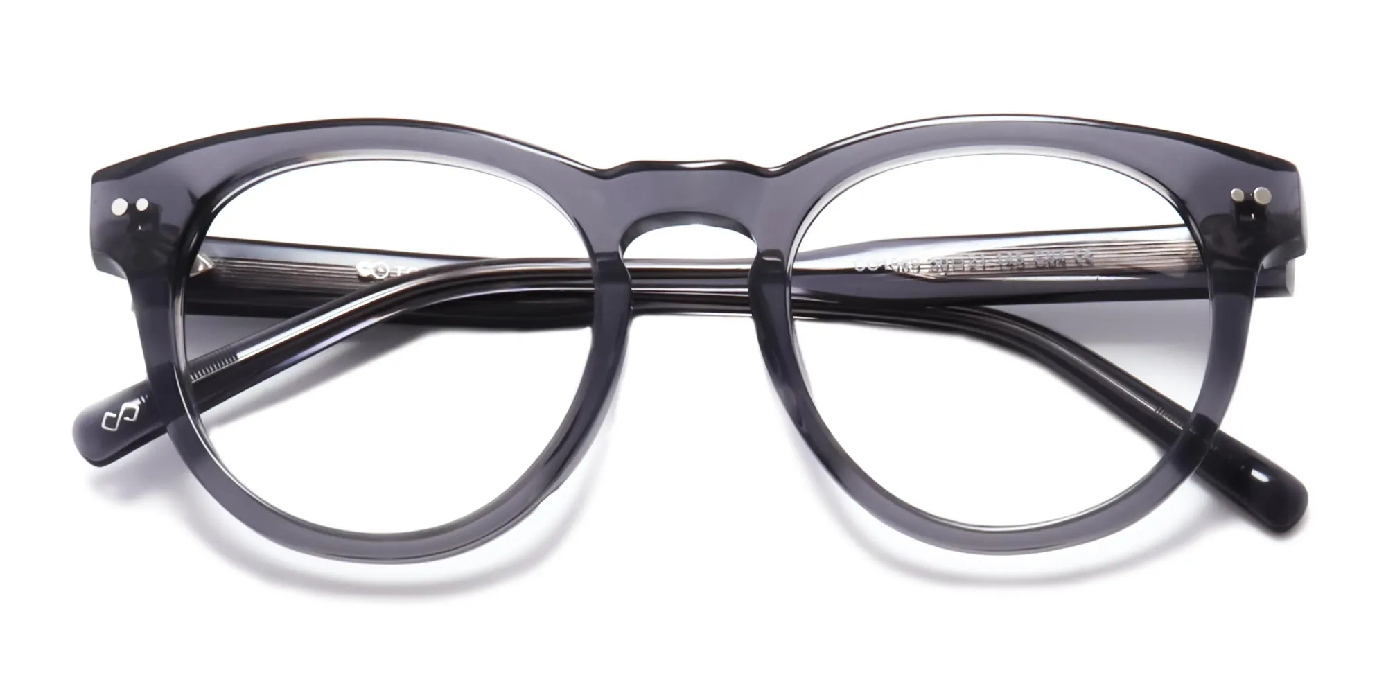 grey round acetate full rim glasses-2