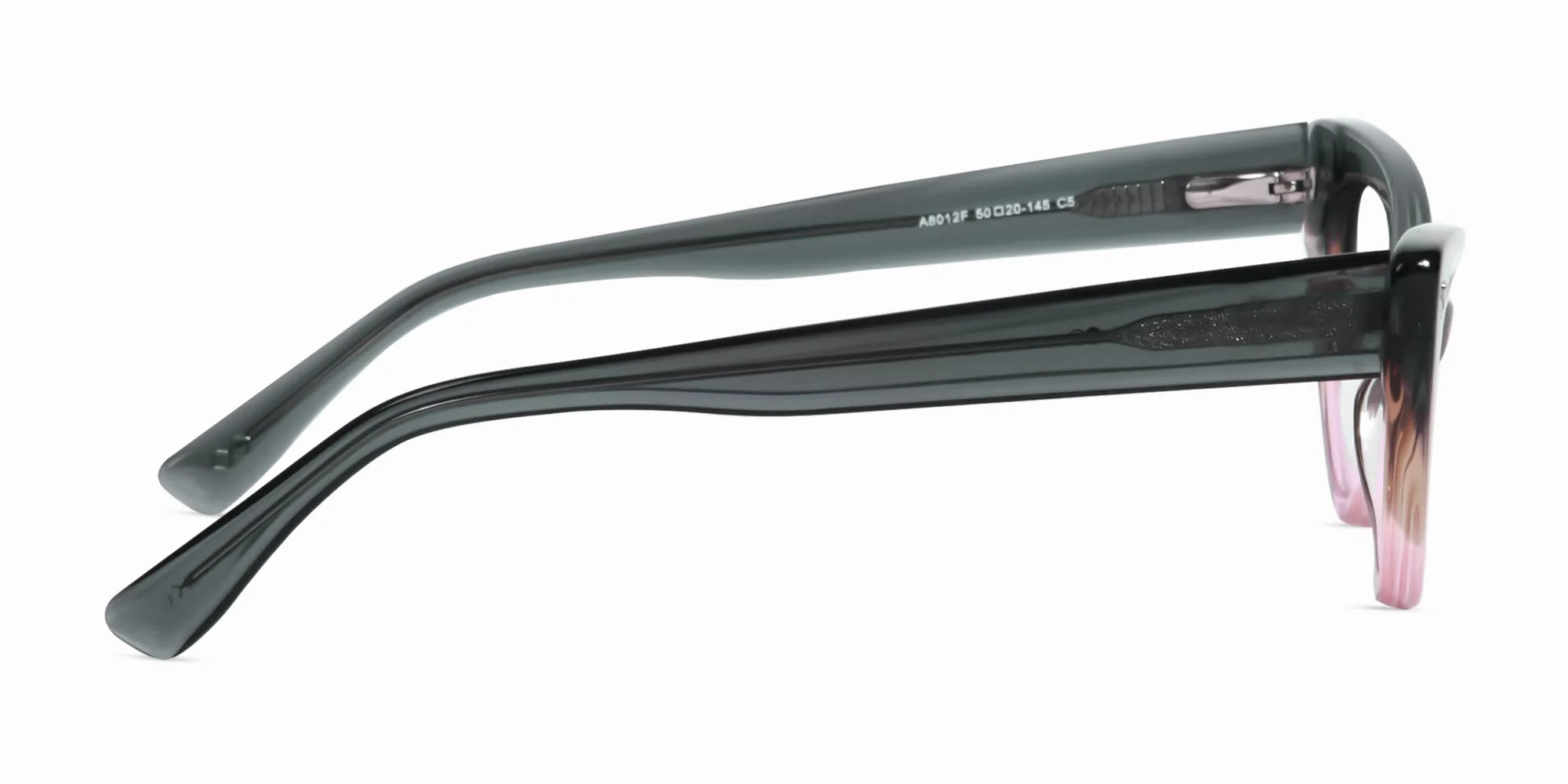 Crystal Black Blush Pink Cat Eye Glasses-4
