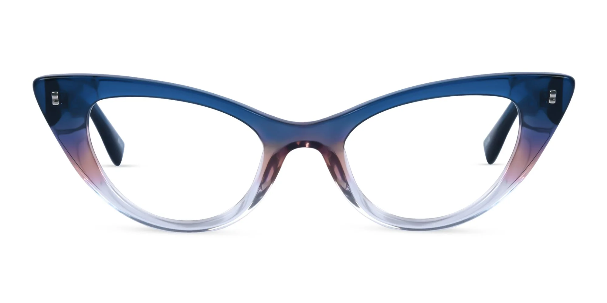 Crystal Blue Acetate Glasses-1