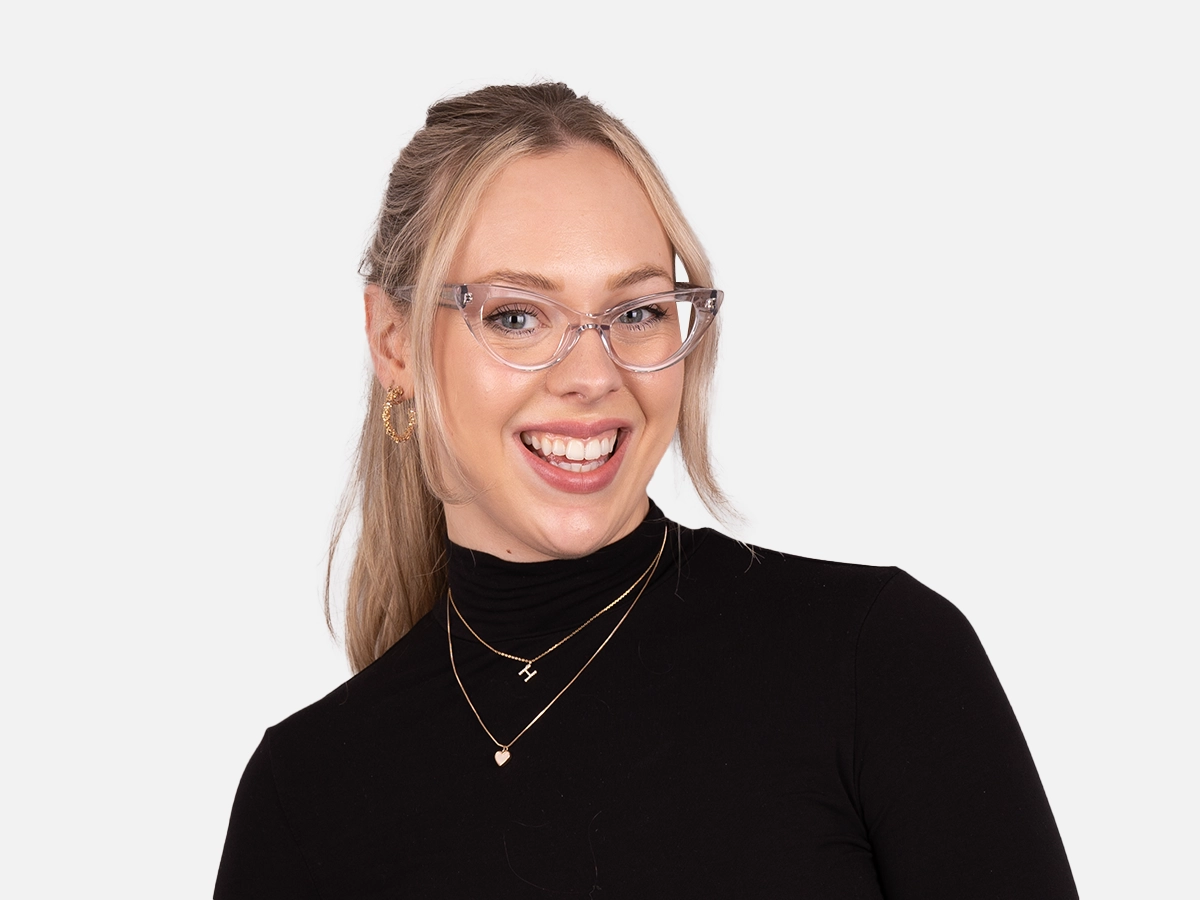 Crystal Clear Acetate Cat Eye Glasses-51