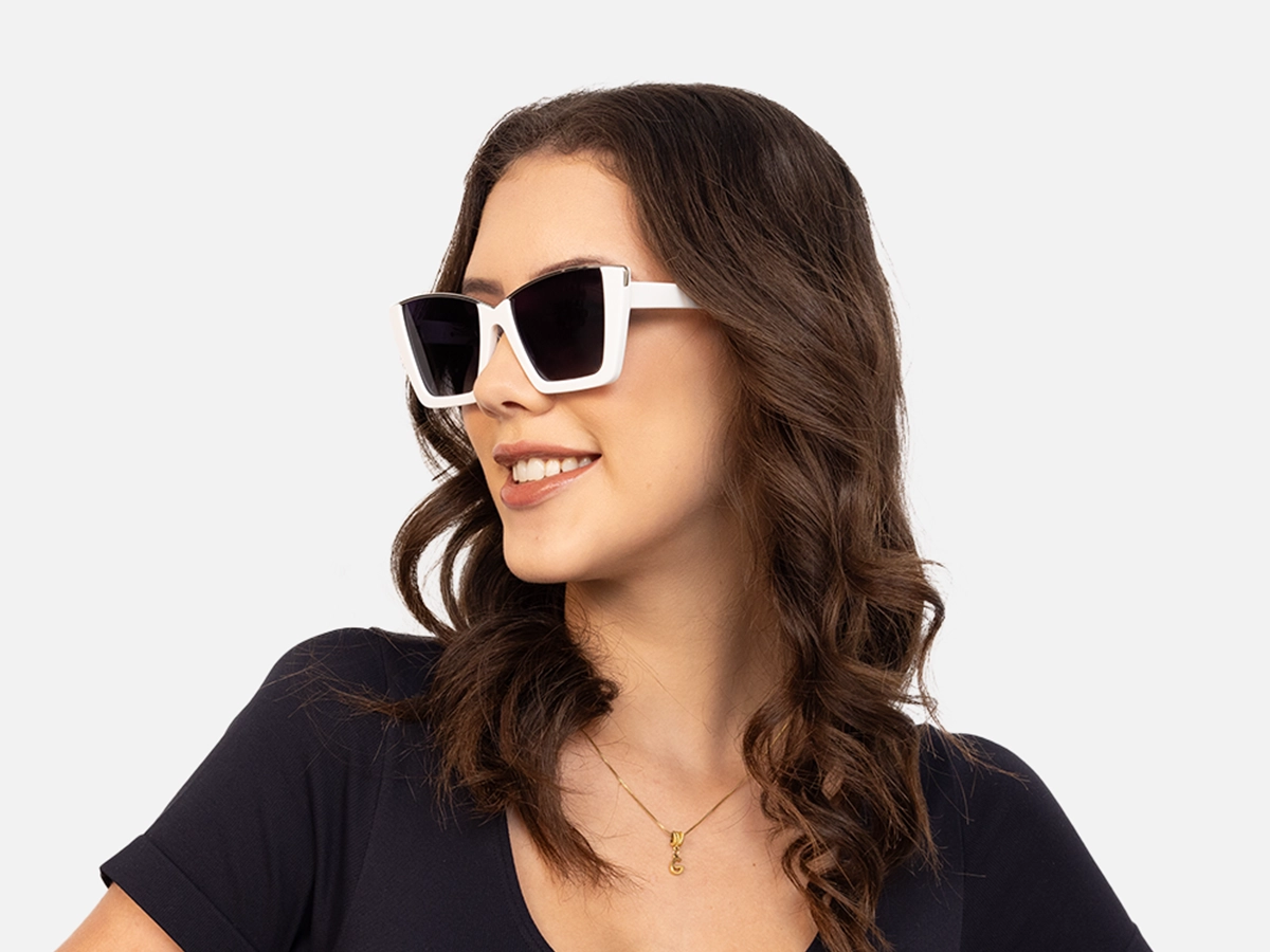 White Sunglasses Women-52