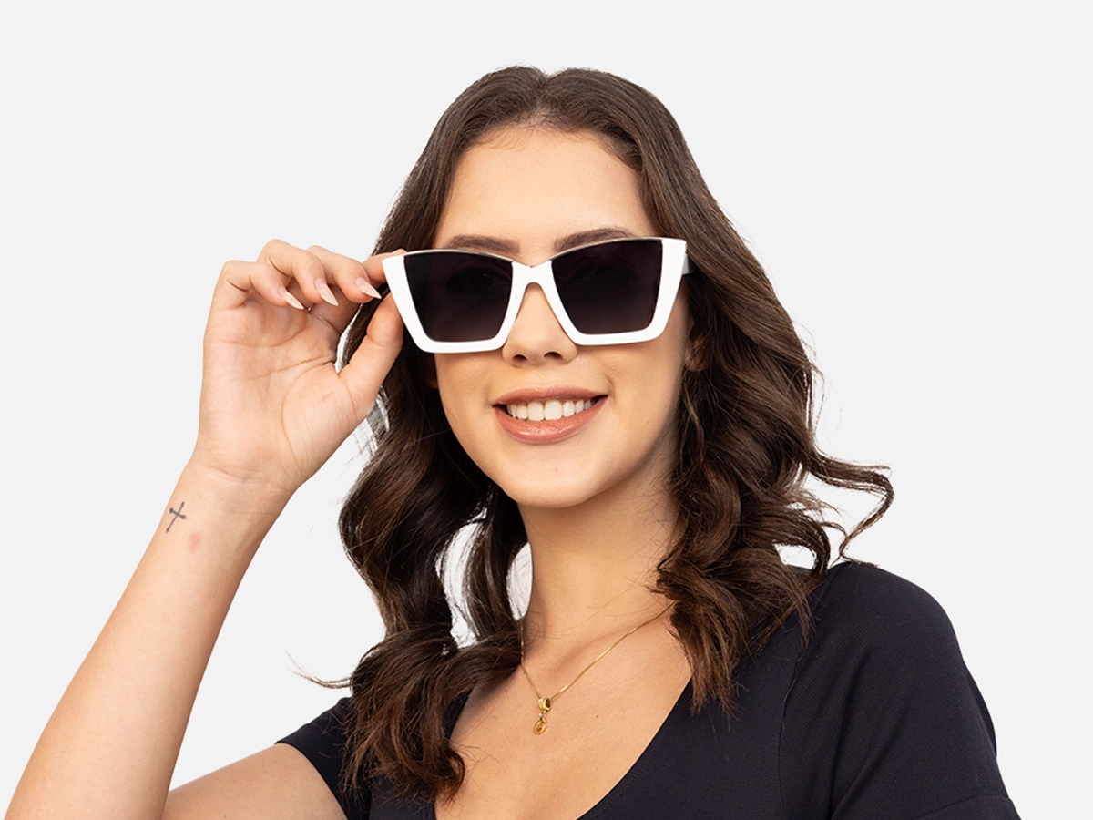 White Sunglasses Women-54