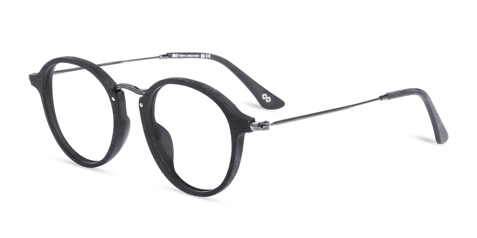 Round Wood Frame Glasses 3