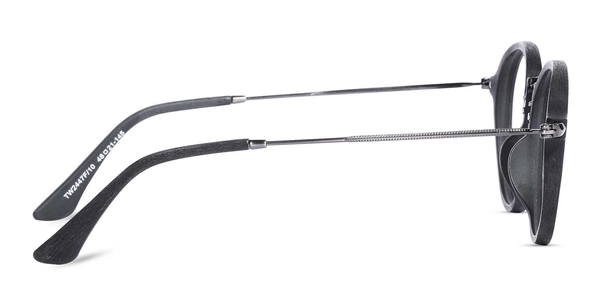 Round Wood Frame Glasses 4