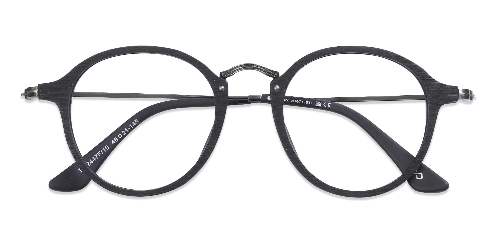 Round Wood Frame Glasses 6