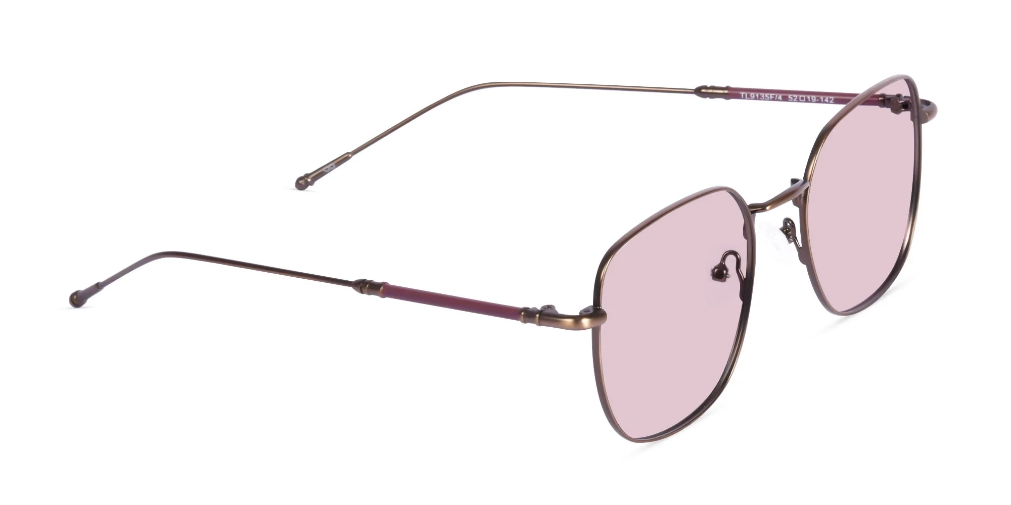 Pink Square Sunglasses-2