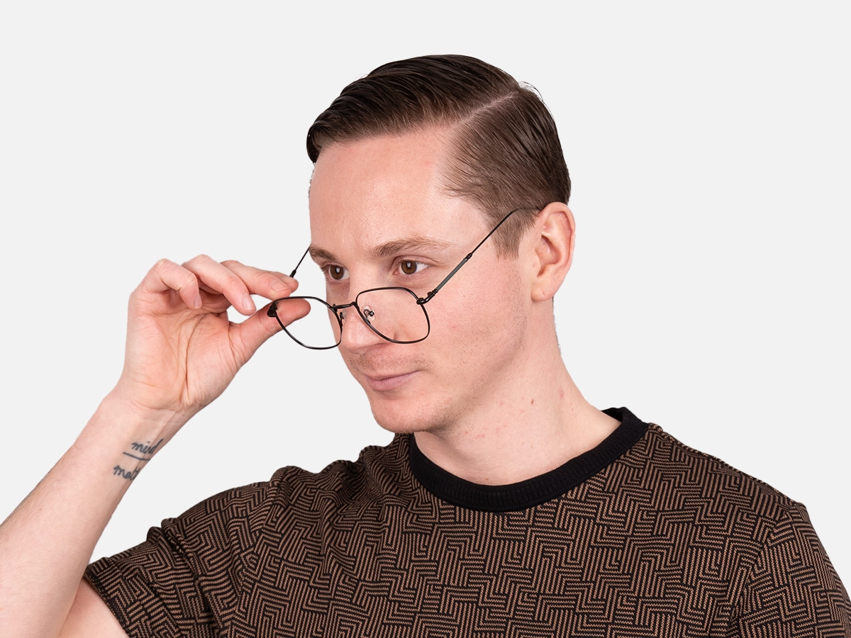 Square Metal Glasses-46