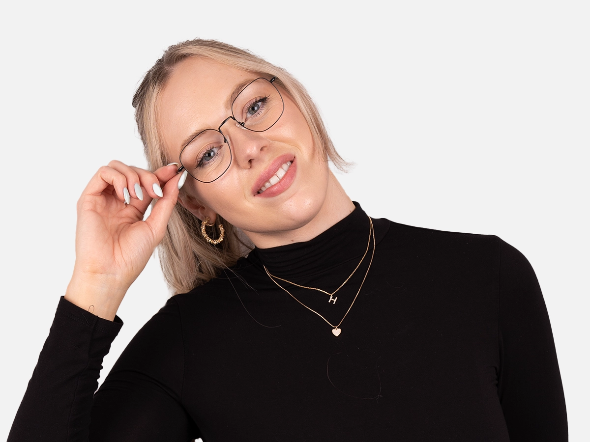Square Metal Glasses-52
