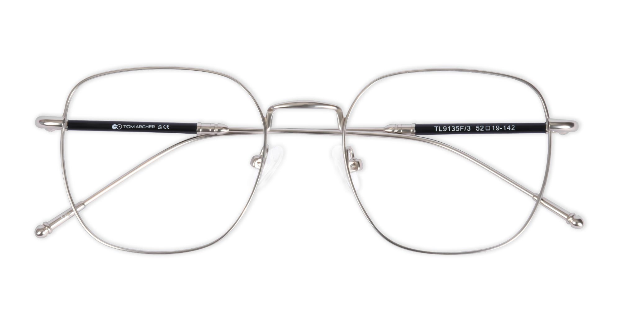Square Metal Eyeglasses-6