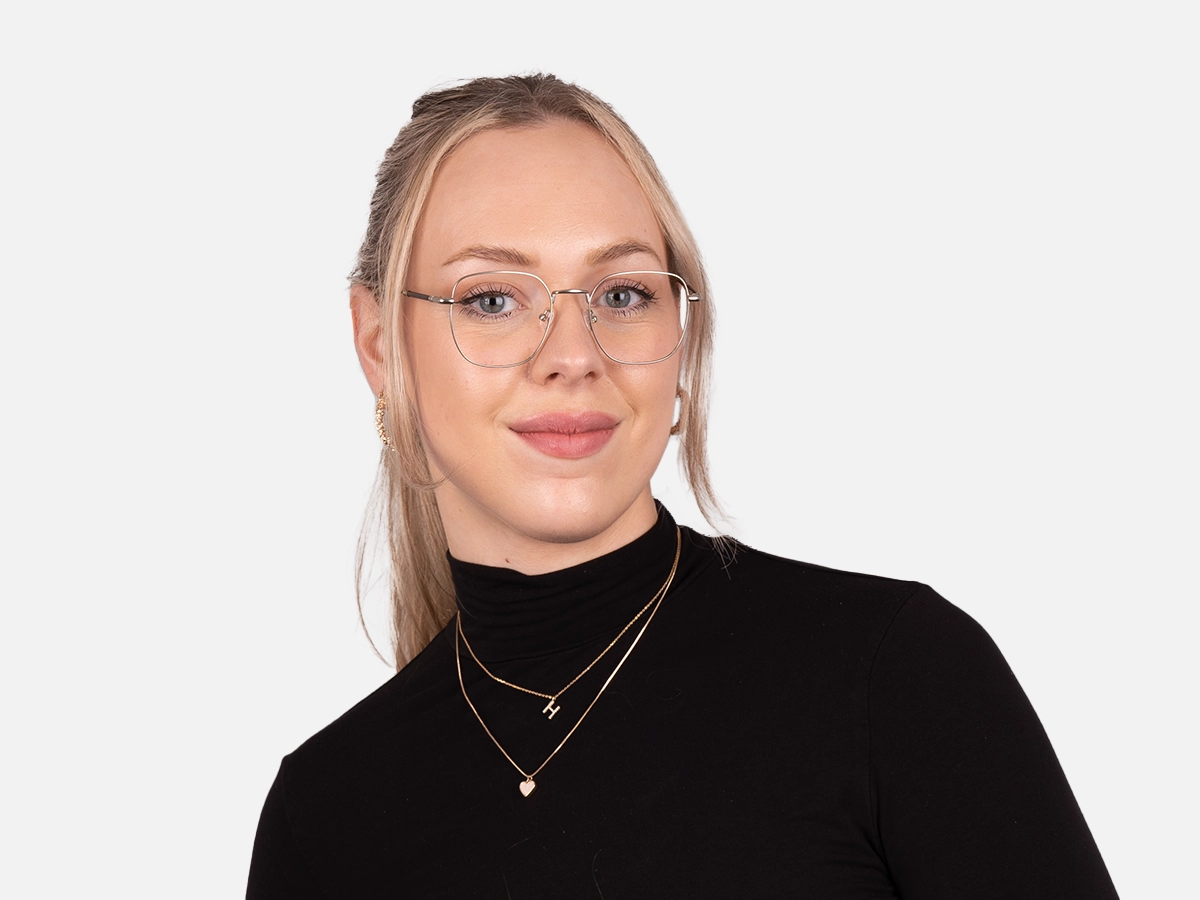 Metal Frame Square Glasses-51