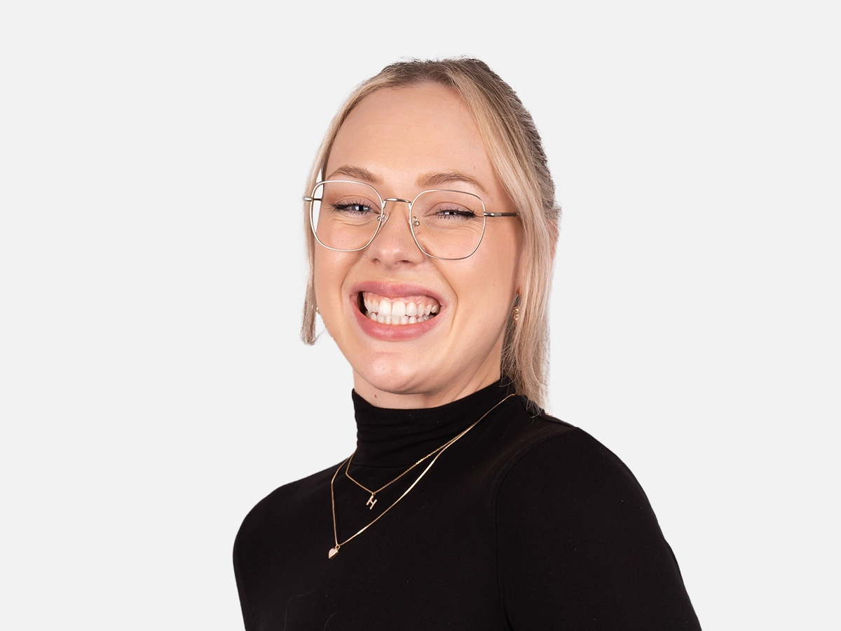 Metal Frame Square Glasses-55