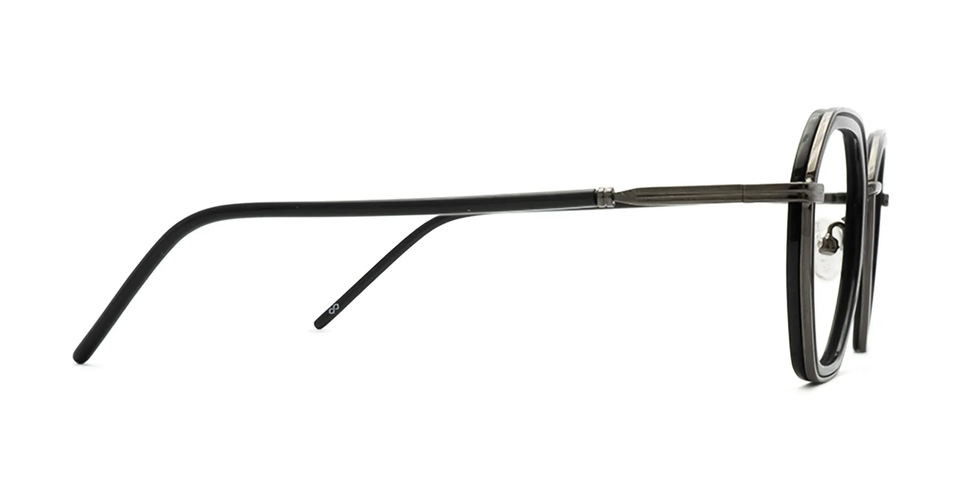 Black Hexagon Glasses-2