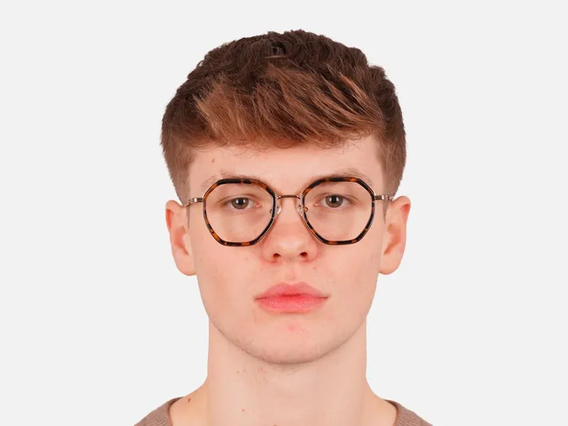 Hexagon Shape Glasses Frames-2