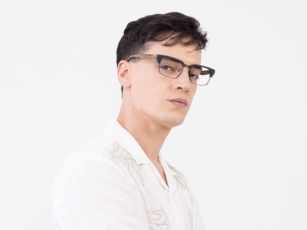 Full Rim Wooden Metal Glasses42