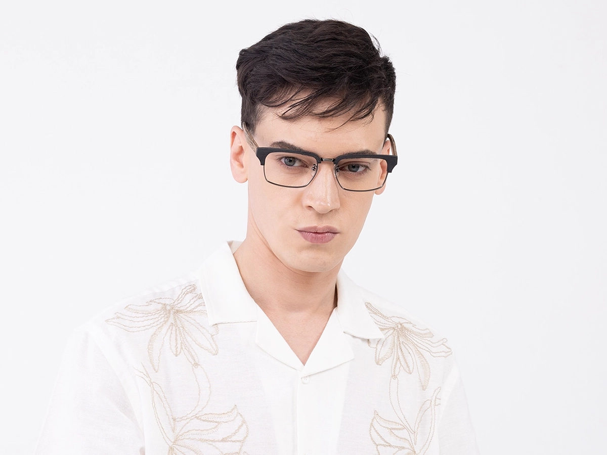 Full Rim Wooden Metal Glasses41