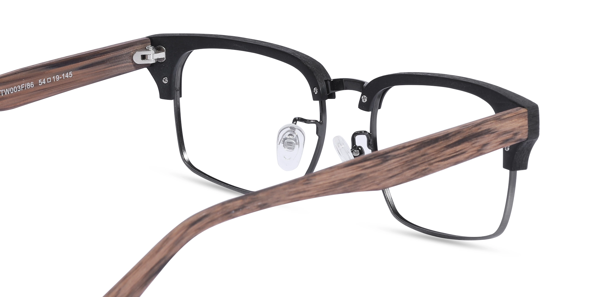 Full Rim Wooden Metal Glasses5