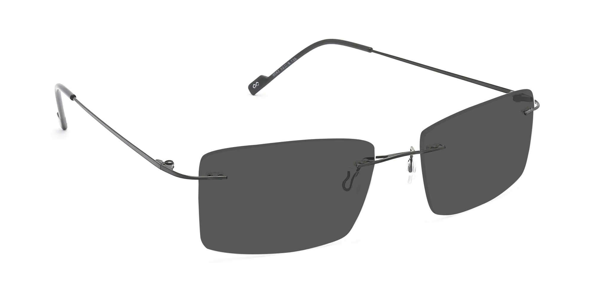 Rectangle Frameless Sunglasses-2