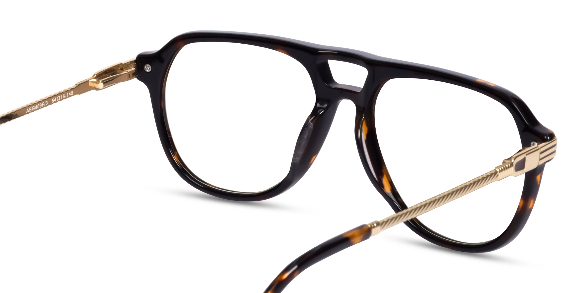 Havana Tortoise Pilot Double Bridge Glasses