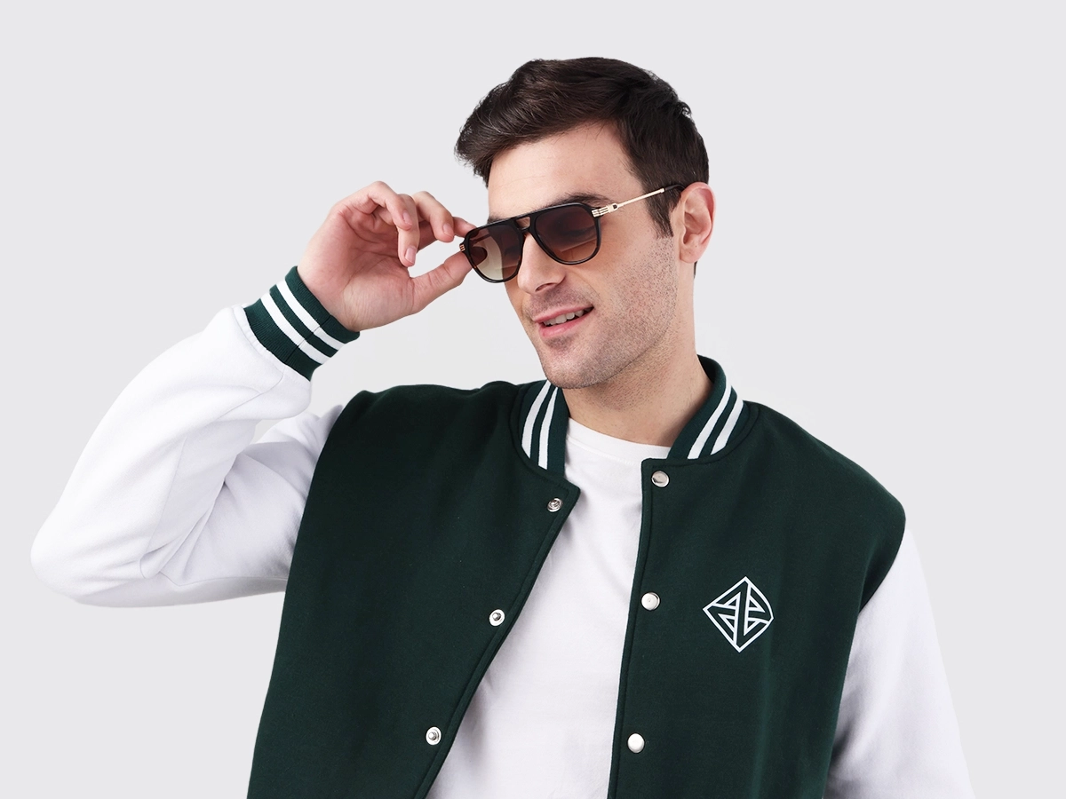 Havana Tortoise Double Bridge Pilot Sunglasses 42