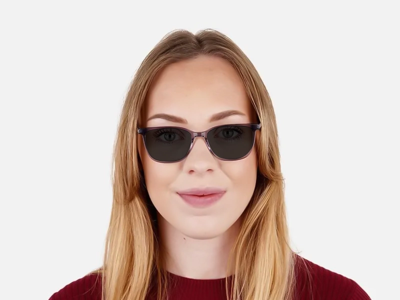 space grey square and rectangular brown tinted sunglasses frames-1