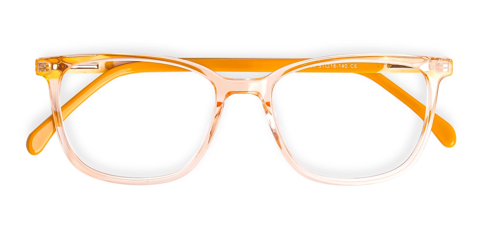 Crystal-Clear-Orange-Rectangular-Glasses-Frames-1