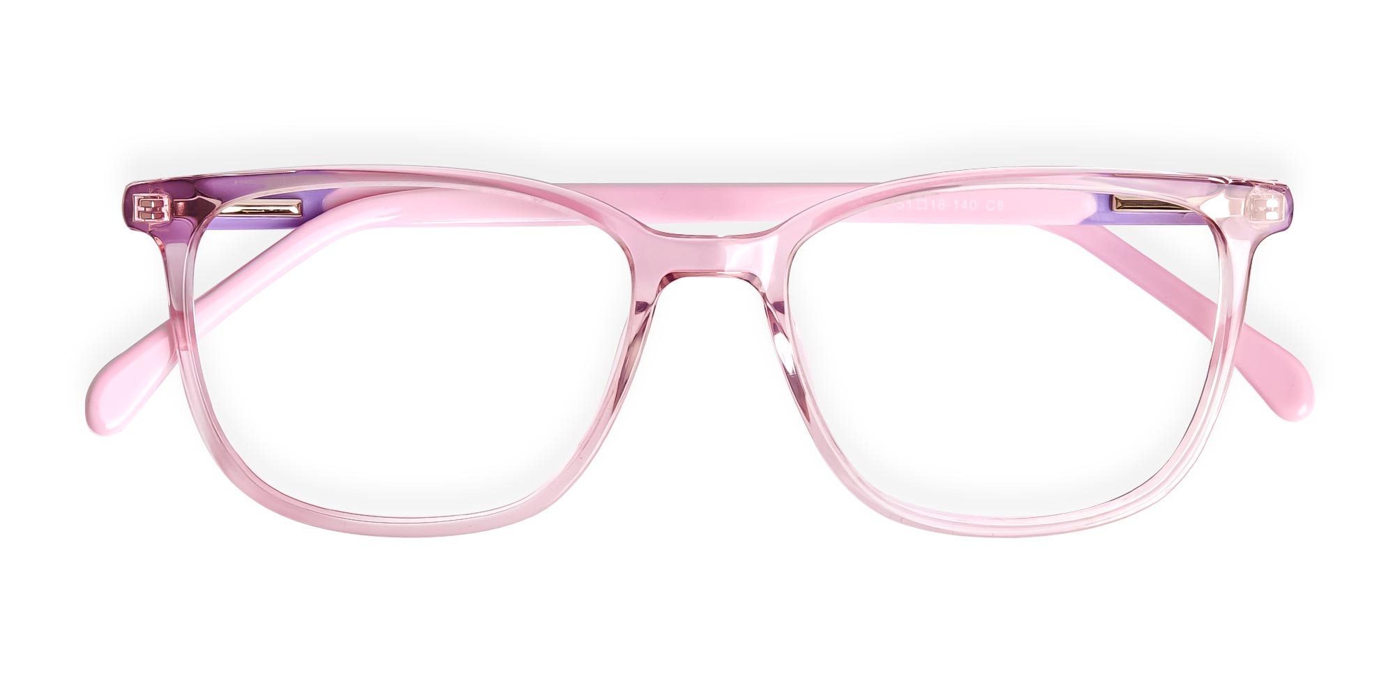 Crystal-Clear-or-Transparent-Blossom-and-Hot-Pink-square-Rectangular-Glasses-Frames-1