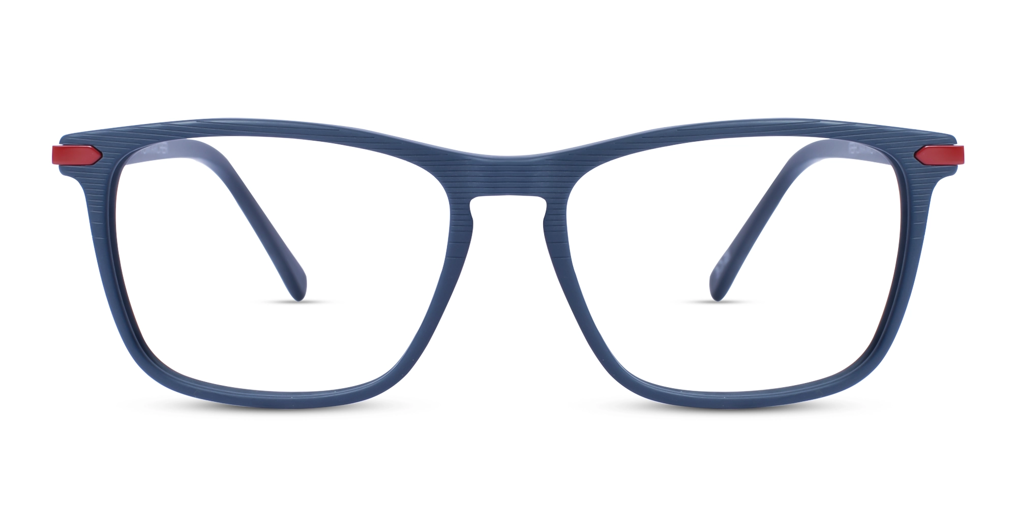 Matte Slate Grey Rectangle Glasses 1