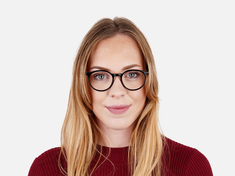 black round full rim glasses frames-18