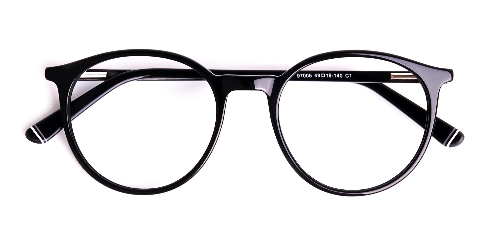 black round full rim glasses frames-6