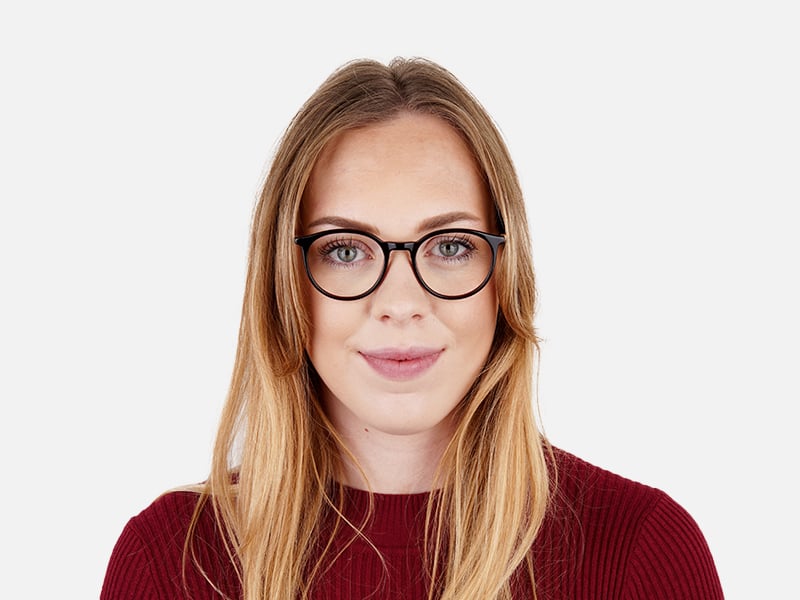 brown round full rim glasses frames-18