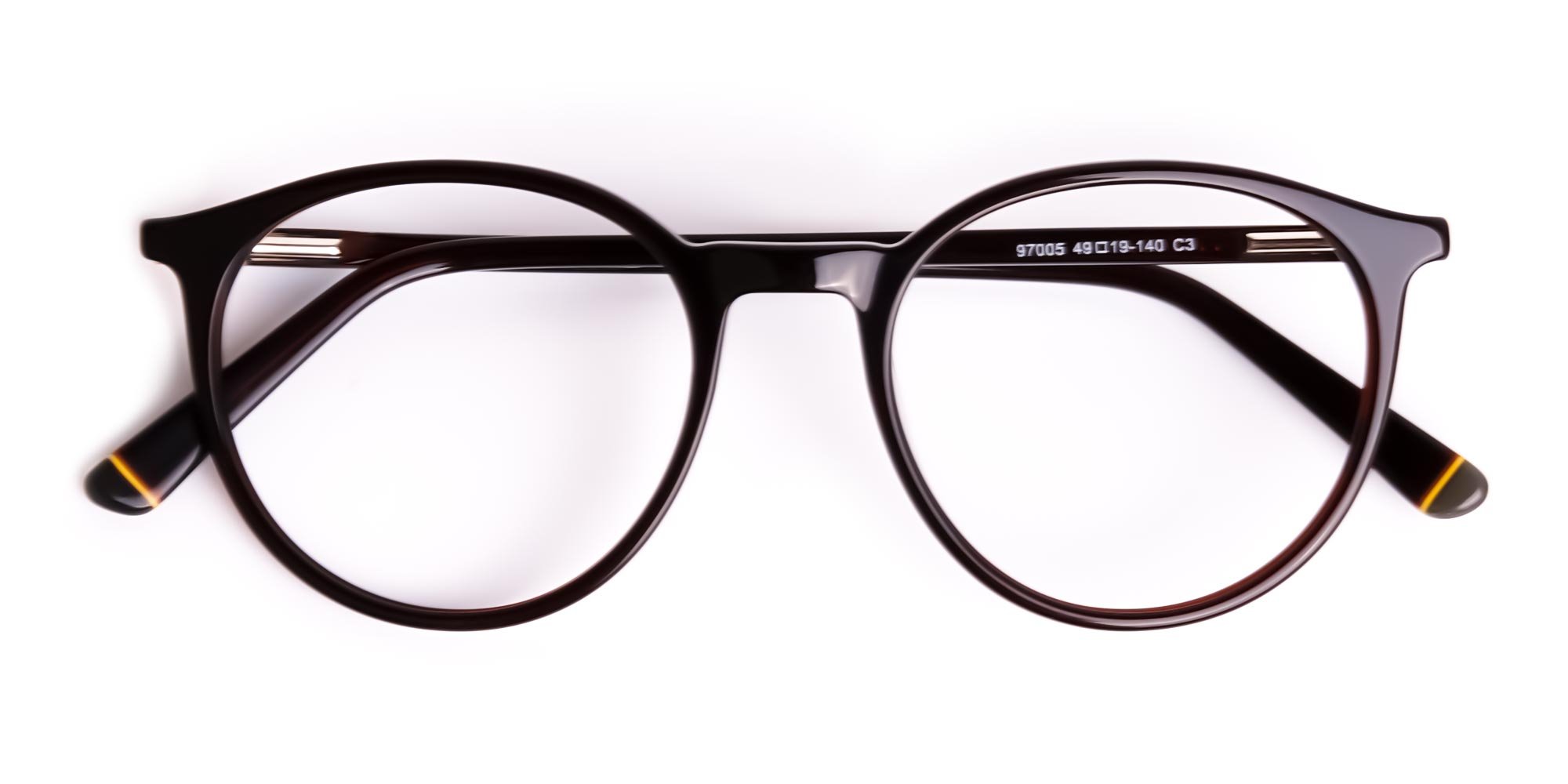 brown round full rim glasses frames-6